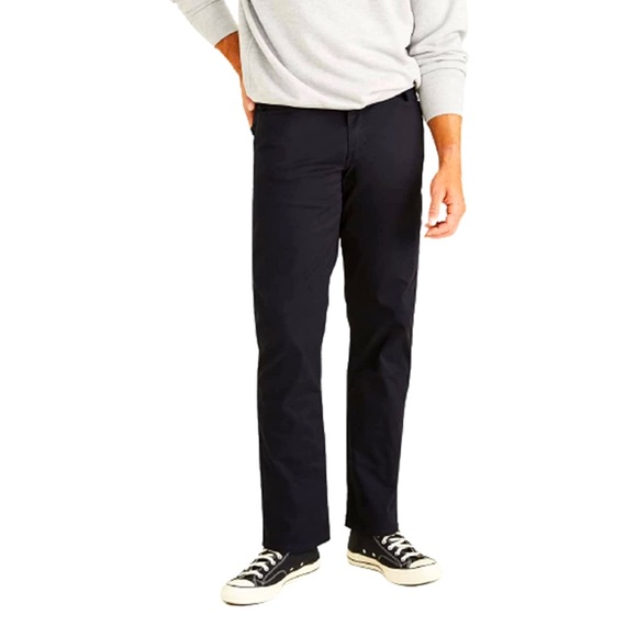 DOCKERS Big & Tall Khaki Pants Jean Cut Classic Fit All Season Tech Black NEW - Picture 1 of 8